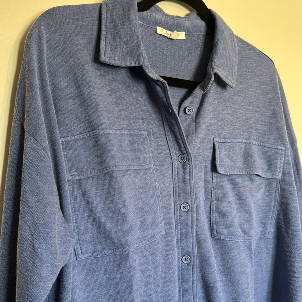 Splendid Amara Pocket Button Down Long Sleeve XS NWT - Picture 2 of 6